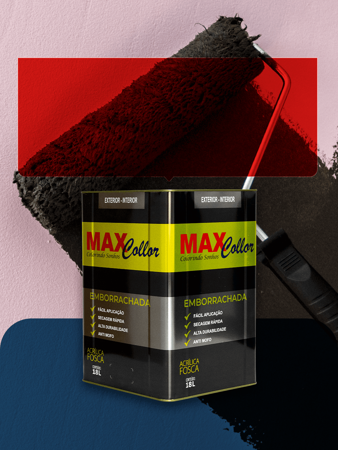 Arte da Tinta Emborrachada Max Collor